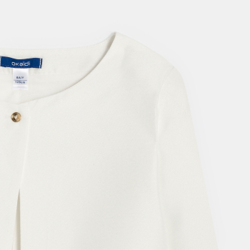 جاكيت بوليرو أوف وايت للفتيات